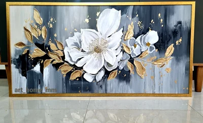 تابلو دکوراتیو برجسته گل