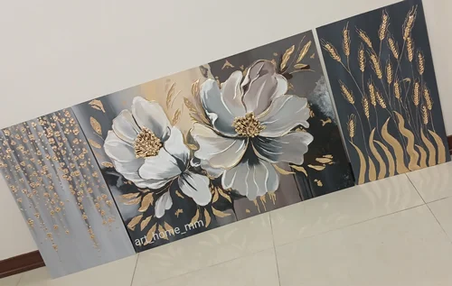 تابلو دکوراتیو برجسته گل_شکوفه_گندم