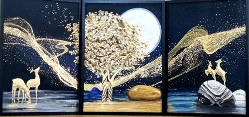 تابلو دکوراتیو برجسته گوزن