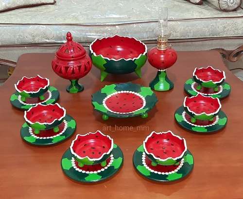 ست ظروف یلدا مدل پایه دار